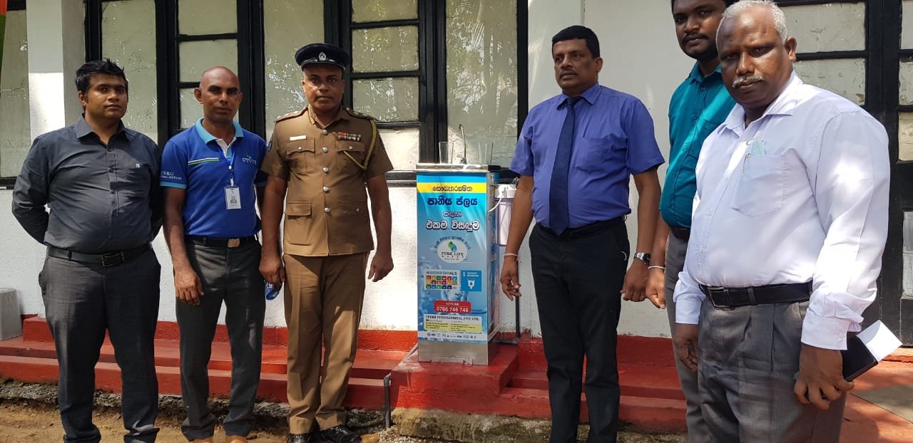 Village water plant handover Anuradhapura