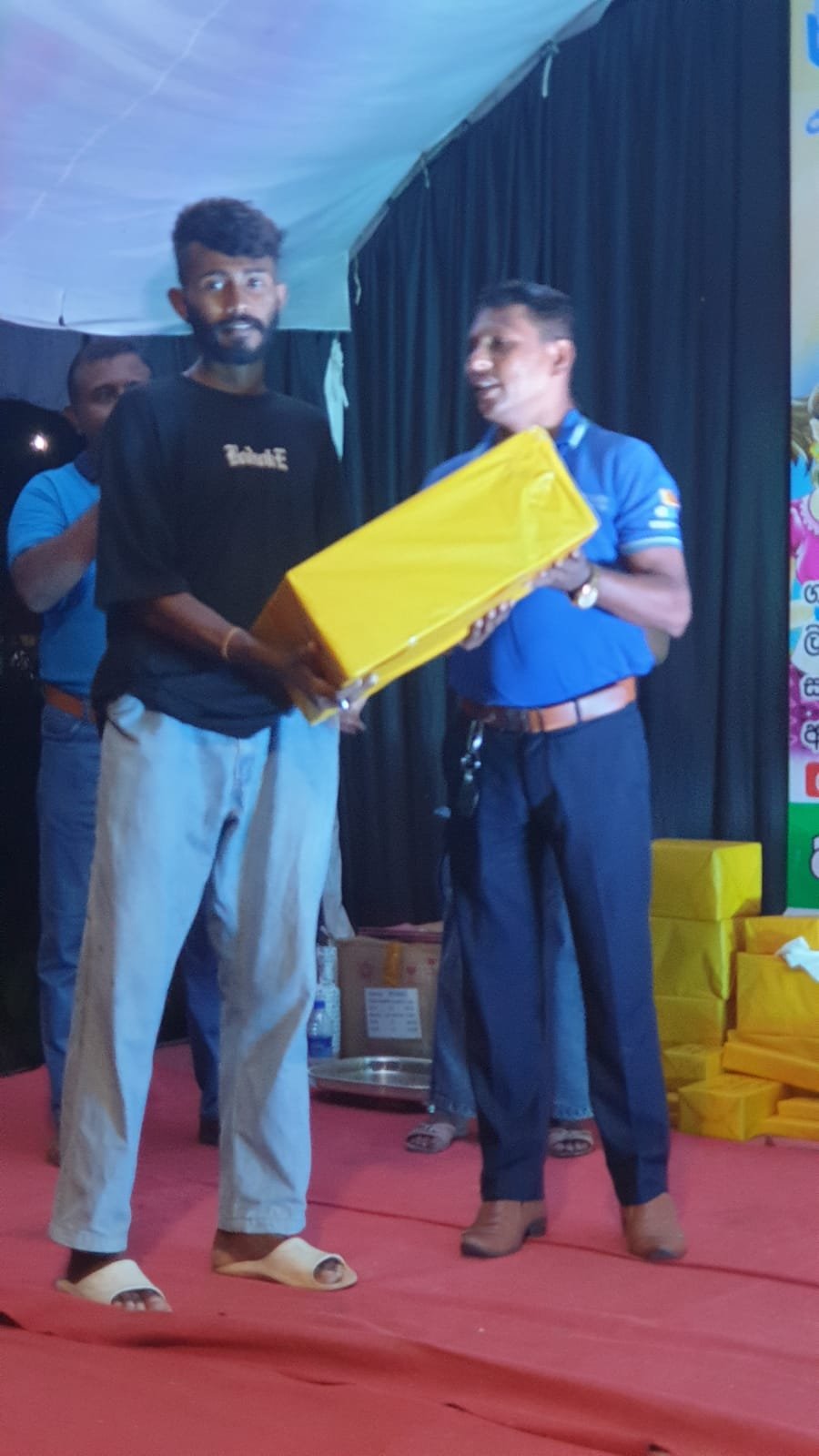 Farmer family handover